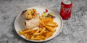 Shredded Peri Chicken Wrap
