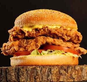 Double Chicken Fillet Burger Meal